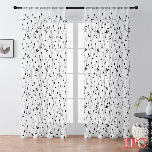 2/1 Piece 4 Colors Sheer voile Window Elegance Curtains drape treatment 4 Sizes‡ - Picture 17 of 26