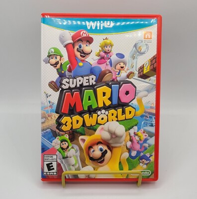 Nintendo Wii U Super Mario 3D World Video Game Complete CIB