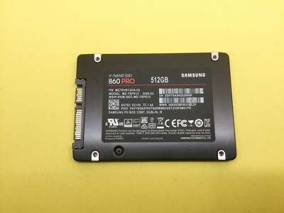 MZ-76P512 Samsung 860 PRO Series 512GB 2.5'' V-NAND SATA Solid