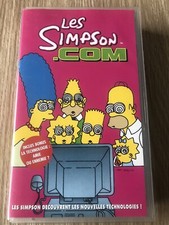 CASSETTE VIDÉO VHS LES SIMPSONS.COM LES SIMPSON ONLY 1 ON EBAY FRANÇAIS RARE