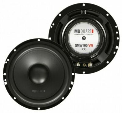 MB QUART QMW-165 Subwoofer Kickbass für Golf 4 Passat Bora Polo 9N 16,5 cm