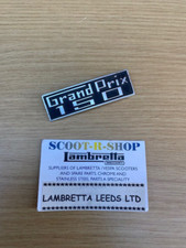 CASA LAMBRETTA GRAND PRIX 150 LEG SHIELD BADGE . GP 150CC BADGE - C 184B  NEW