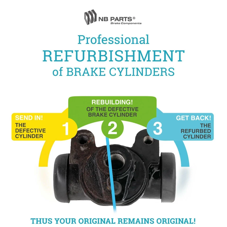 Traitement Cylindres de Frein Roue 31,7mm Mercedes-Benz L1500 A Armée Allemande - Photo 4/4