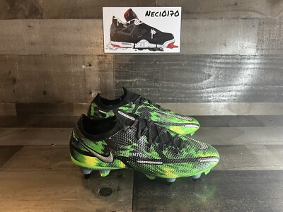 Men Nike Phantom GT2 Elite SW SG-Pro AC Black Green Cleat DO2497