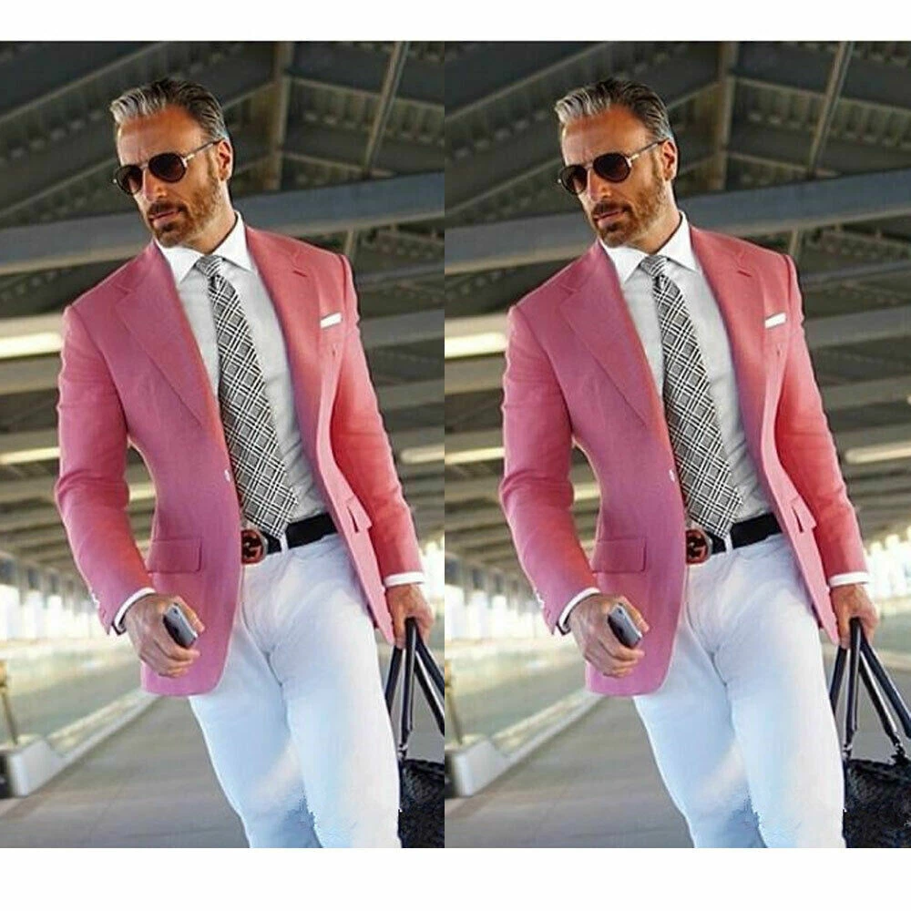 Limehaus Slim Fit Light Pink Suit