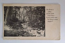 Postcard Brook Scene In Bethlehem Connecticut 1911 Posted