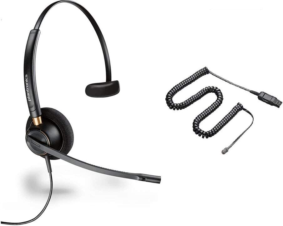 POLY HW510-U10P Headset for SoundPoint IP 300 335 450 501 550 560 600 650 & 670