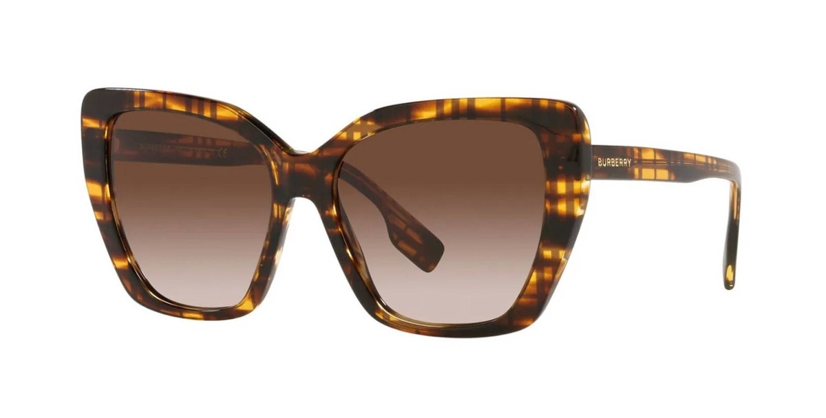 Burberry TAMSIN BE 4366 Check Havana/Brown Shaded (3981/13