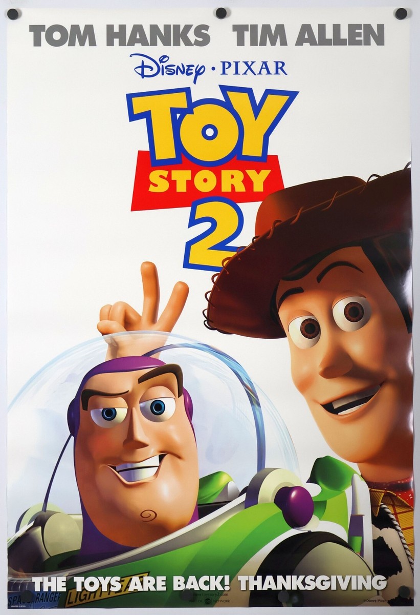 TOY STORY 2 ポスター Toy Story 2 - original DS movie poster 27x40 D/S - 1999 Pixar