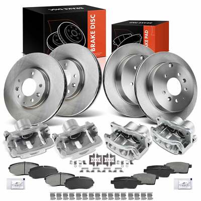 16x Front & Rear Disc Brake Rotors & Pads + Brake Calipers for Mazda CX-7 07-12