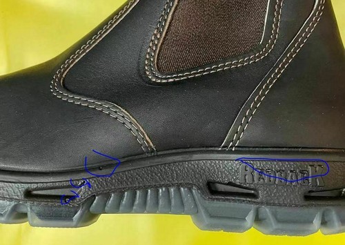 Botas de Trabajo Redback Bobcat Marrón USBOK Elásticas con Punta de Acero Puntera de Seguridad Envío de EE. UU. - Imagen 4 de 4