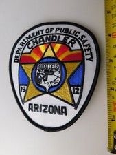 CHANDLEDER PARTMENT OF PUBLIC SAFETY PATCH SHOULDER CREST ARIZONA POLICE COLLECT