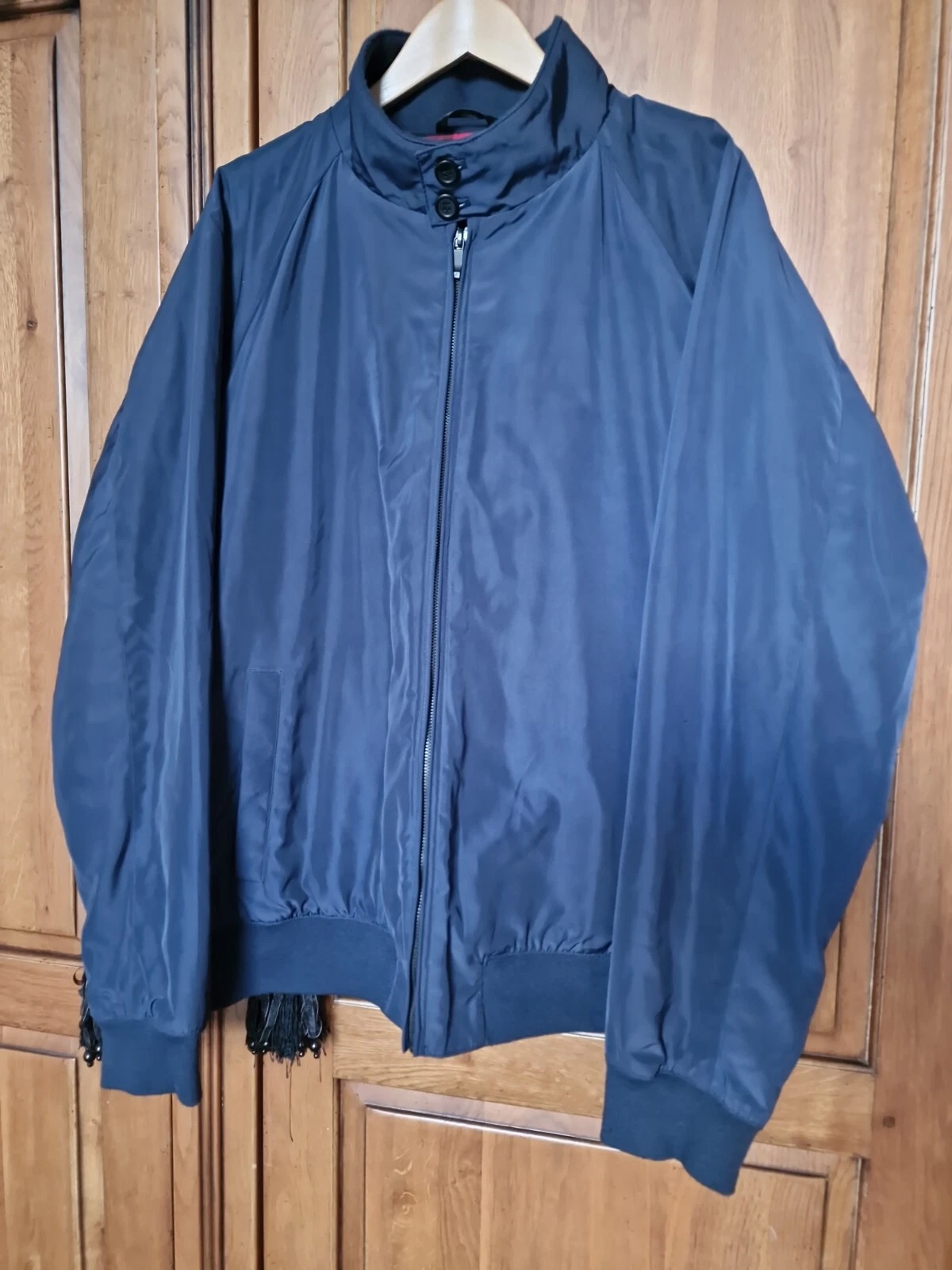 Weatherproof Bomber Jacket Size XL (26"PtP) Navy Blue MOD 80s Casuals