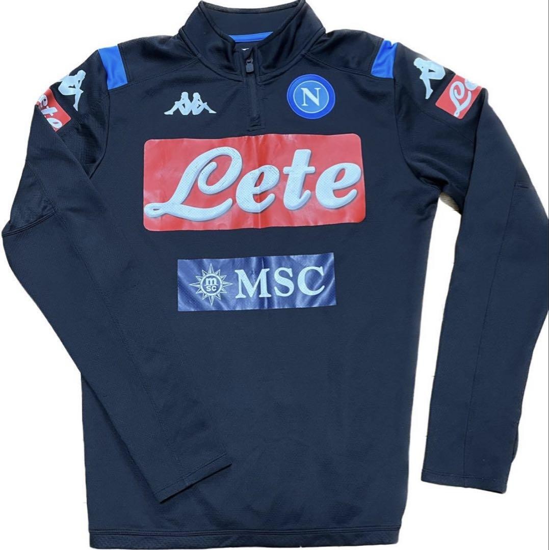 Kappa SSC Napoli 20-21 Long Sleeve Jersey Black Size L Serie