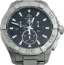 TAG HEUER Aquaracer Chronograph CAY1110.BA0927 Quartz Mens Watch Excellent A7383