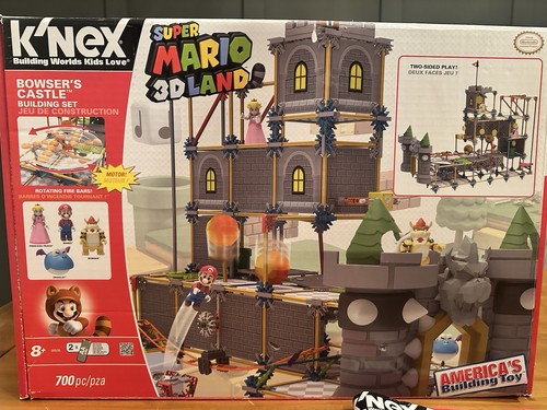 K'nex Super Mario 3D Land Bowser's Castle Building Toy Set Knex READ