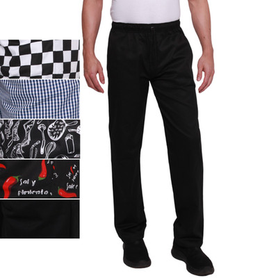 Thymian Koch Hose Unisex Gastronomie Küche Köche Kellner Uniform Unterteil Hose