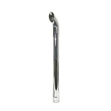 48 Chrome Exhaust Stack Curved 3-12 Id Fits John Deere 48 Chrome Exhaust Stack Curved 3-12 Id Fits John Deere