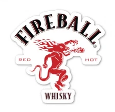 Fireball Whiskey Vinyl Decal Sticker