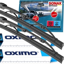 OXIMO Scheibenwischer vorne BMW 5 5er E39 B�gel Wischer Bl�tter Satz +SONAX-Tuch