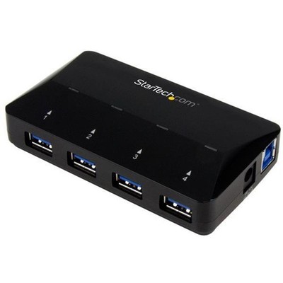 StarTech.com 4 Port USB 3.0 Hub plus dedizierter Ladeanschluss - 1 x 2.4 A Port