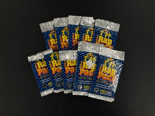 LOT of 10 1991 the Rap unopened FOIL Packs MINT maybe ICE TEA, etc NO RESERVE!