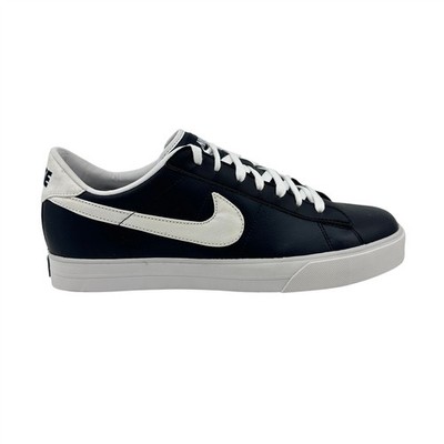 Nike Sweet Classic Leather Dark Obsidian White Grey Mens Athletic Sneaker