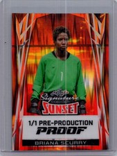 Briana Scurry 2024 Leaf Soccer 1/1 Pre Production Proof