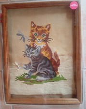 Gobelin Stickbild Zum Fertigsticken mit Echtholzrahmen