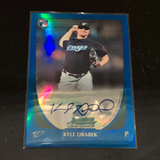 2011 Bowman Kyle Drabek Toronto Blue Jays Rookie Baseball Card #201 AUTO /250. rookie card picture