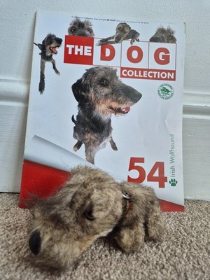 Echter DOG ARTLIST COLLECTION Irish Wolfhound Plüsch Kuscheltier + MAG Selten