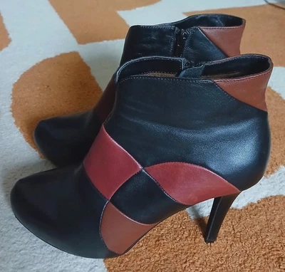 Bottines San Marina en cuir tricolore | Pointure 38 - Photo 1/4