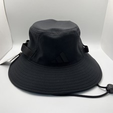 Adidas Men  s Victory 5 Bucket Hat Cap Black Size S/M New