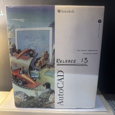 Autodesk AutoCAD Release 13 Documentation Pack  (7 Books) & Box - No Software