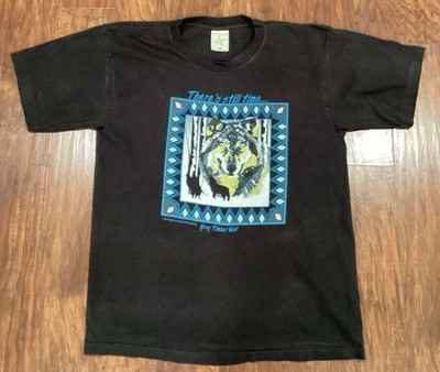 Vintage Gray Timber Wolf Shirt Extra Large Men s Made In USA 1994 Single Stitch
