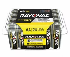 Rayovac Ultra Pro Alkaline AA Double A 24 Pack