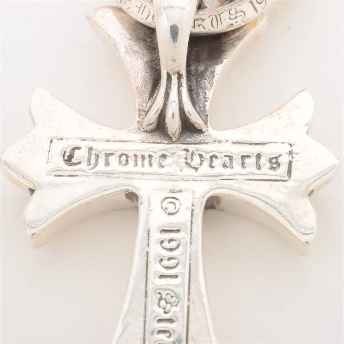Chrome Hearts Small CH cross W bail Pendant top 925 22.0g