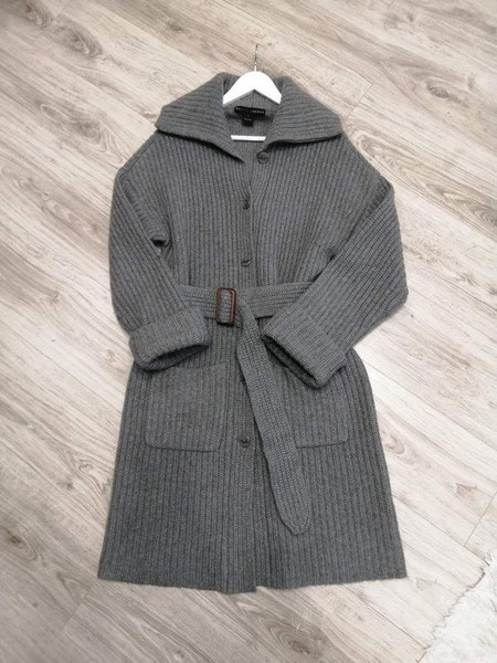 Women Ralph Lauren Sweater Grey Cashmere M