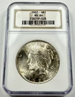 1922-P $1 Peace Dollar NGC MS64 90% Silver Philadelphia US Coin - LUSTER!