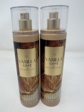 2x Bath  Body Works Vanilla Cafe Fine Fragrance Mist 8 Oz Top Scent Free Ship 