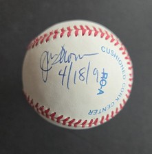 Illinois Governor Jim Thompson signed baseball Psa Opening Day White Sox 4/18/91