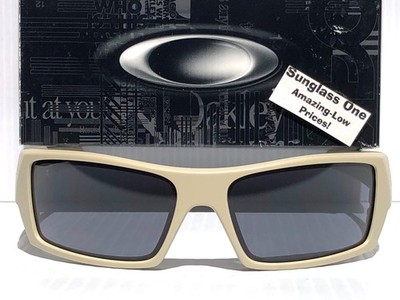 NEW Oakley GASCAN Matte Sand Tan Frame Grey Lens Sunglass 9014-E1