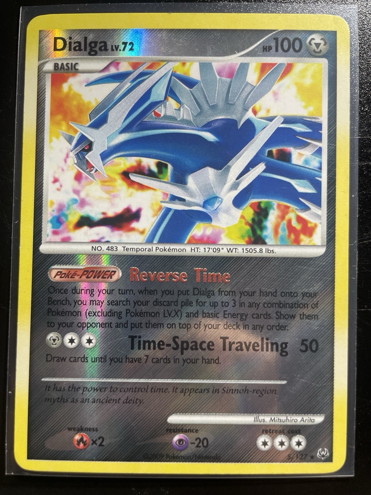 Dialga 5/127 Platinum Reverse Holo Pokémon TCG 2009