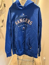 Nike Men's XL Texas Rangers 2023 Postseason Dri-Fit MLB Pullover Hoodie NWOT