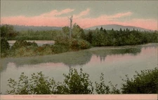 Postcard: Seven Islands, Androscoggin River