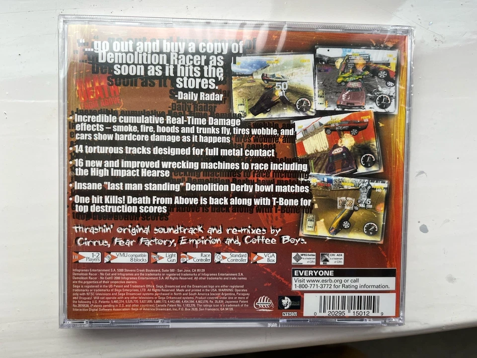 Demolition Racer: No Exit - Sega Dreamcast NTSC-U Sealed - Image 2 of 4
