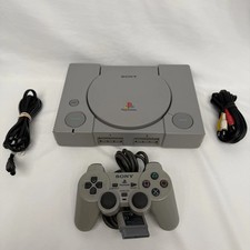 Sony PlayStation 1 PS1 Console W/ Controller, Power & AV Cables Tested