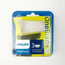 Philips OneBlade Blade Replacement Cartridges 3 per Pack New