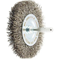 Wire Wheel Brush, 0.0118" Dia. Wire,  66254442991