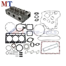 Complete Cylinder Head & Full Gasket Kit Compatible With For Kubota D1105 Engine